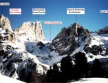 Karte - Berge Rifugio Contrin